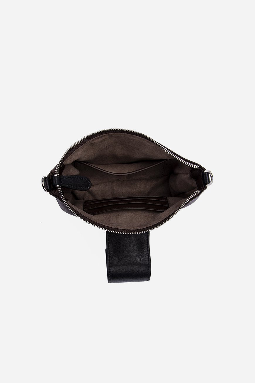 Genuine Leather Tote Handbag Brown